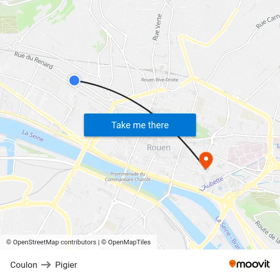 Coulon to Pigier map