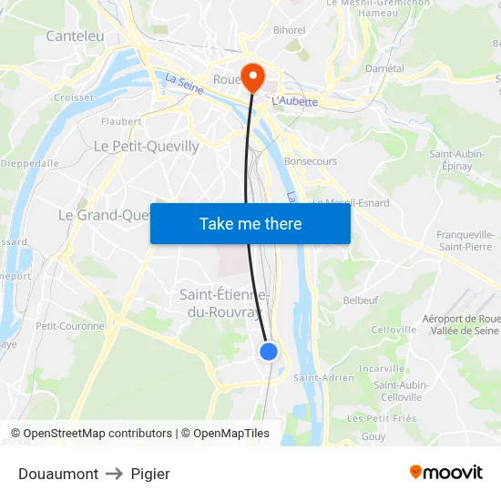 Douaumont to Pigier map