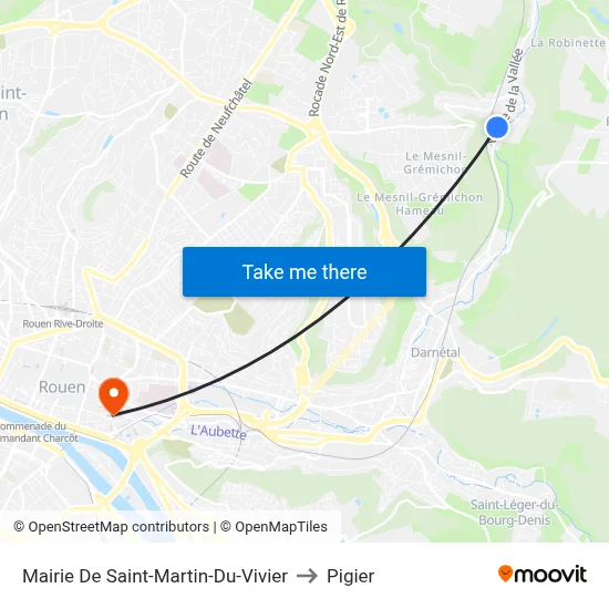 Mairie De Saint-Martin-Du-Vivier to Pigier map