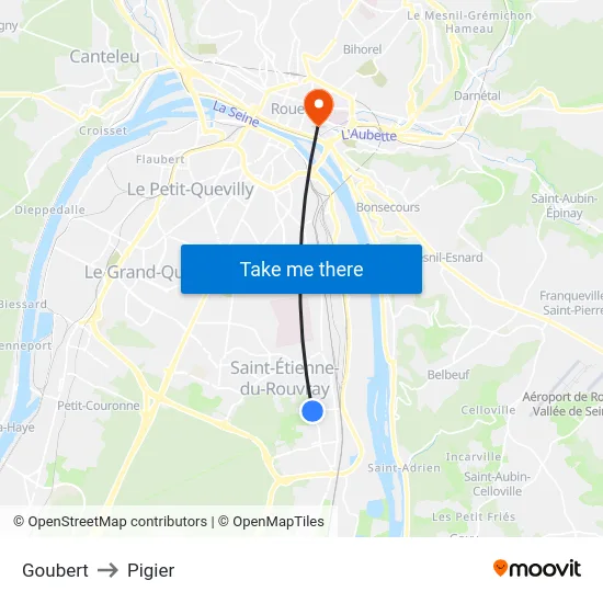 Goubert to Pigier map