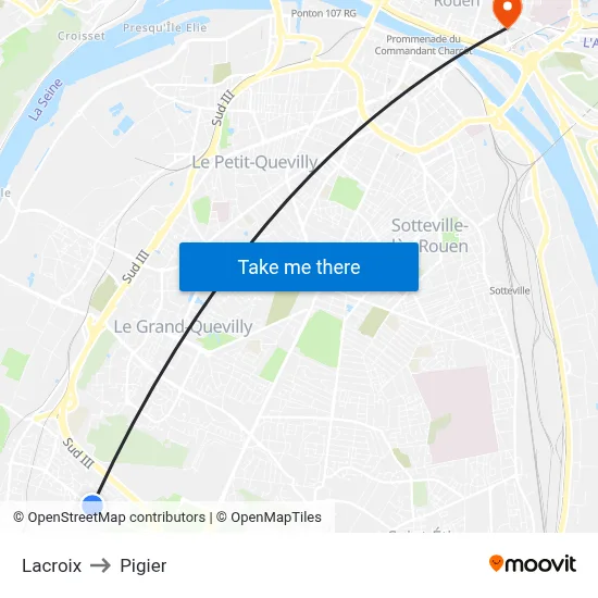 Lacroix to Pigier map
