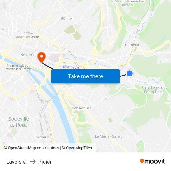 Lavoisier to Pigier map