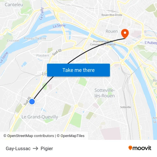 Gay-Lussac to Pigier map
