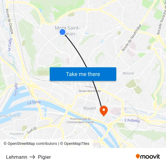 Lehmann to Pigier map