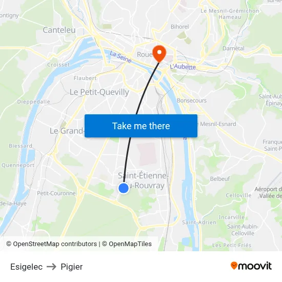 Esigelec to Pigier map