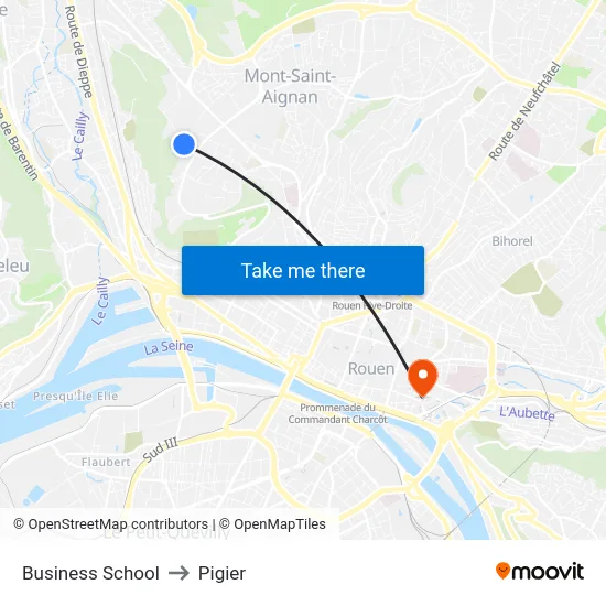Business School to Pigier map