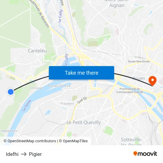 Idefhi to Pigier map