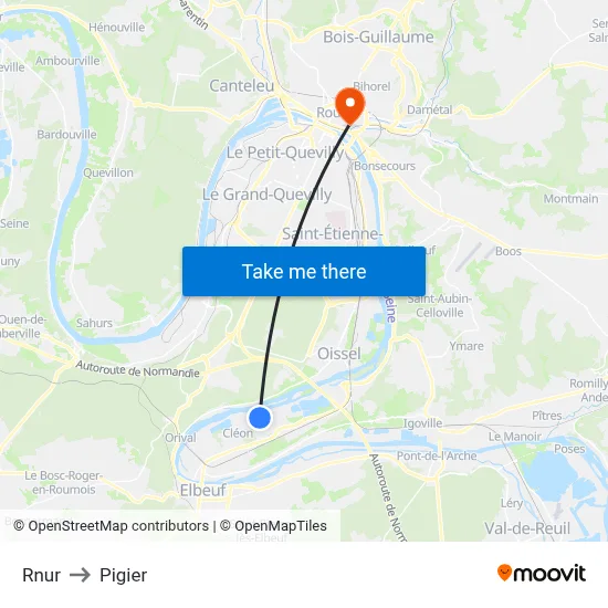 Rnur to Pigier map