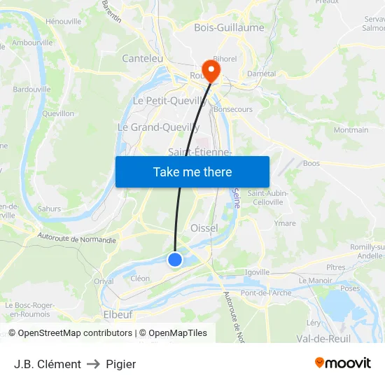 J.B. Clément to Pigier map