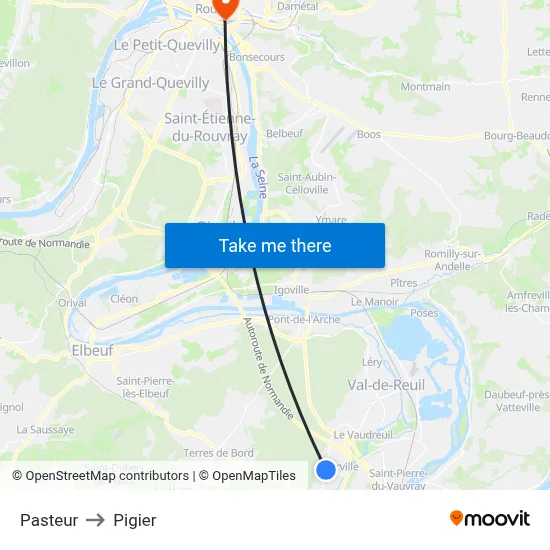 Pasteur to Pigier map