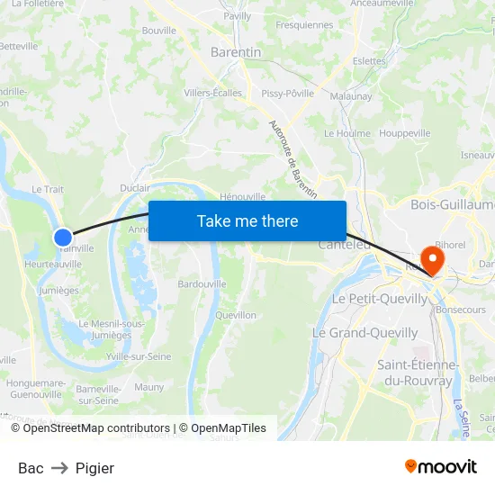 Bac to Pigier map