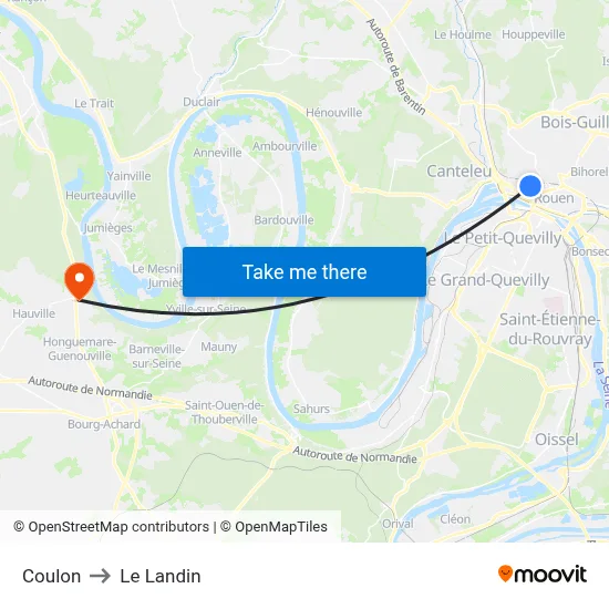 Coulon to Le Landin map