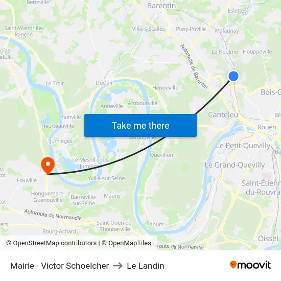 Mairie - Victor Schoelcher to Le Landin map