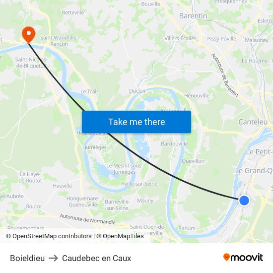 Boieldieu to Caudebec en Caux map