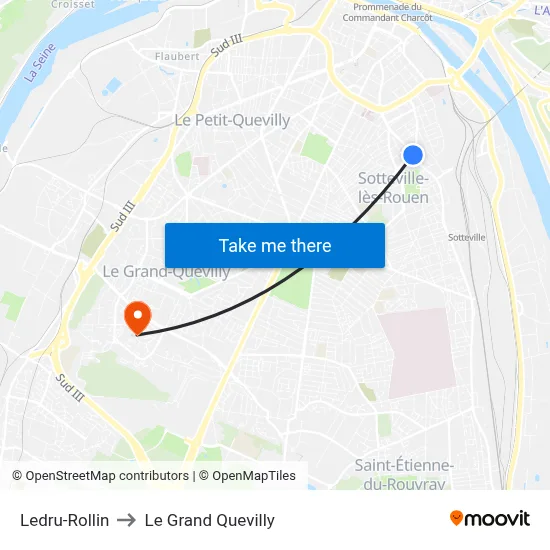 Ledru-Rollin to Le Grand Quevilly map