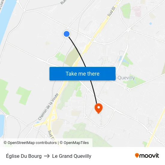 Église Du Bourg to Le Grand Quevilly map