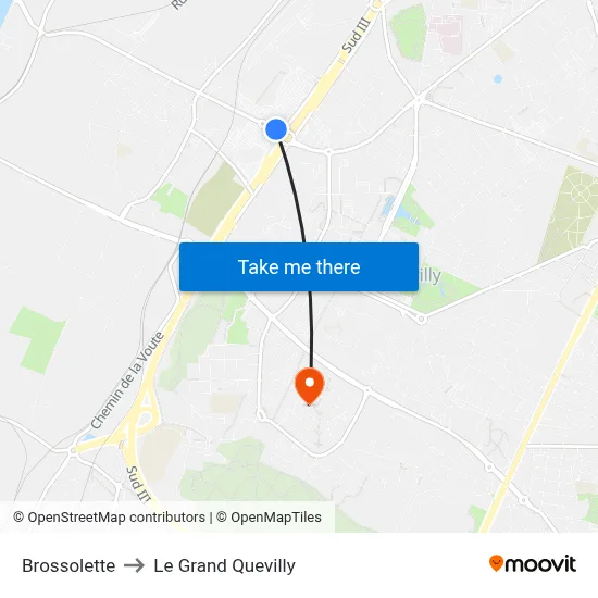 Brossolette to Le Grand Quevilly map