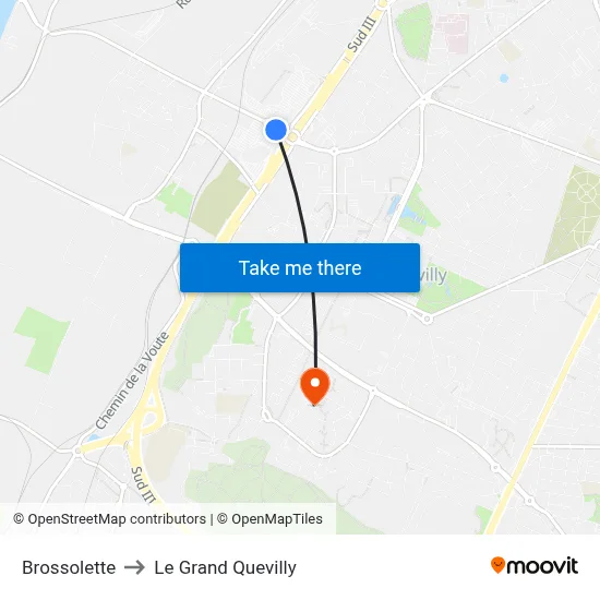 Brossolette to Le Grand Quevilly map