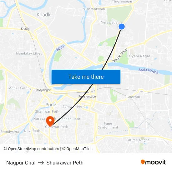 Nagpur Chal to Shukrawar Peth map
