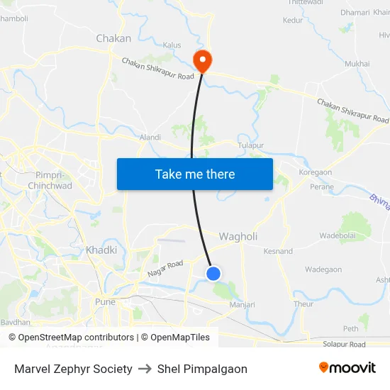 Marvel Zephyr Society to Shel Pimpalgaon map