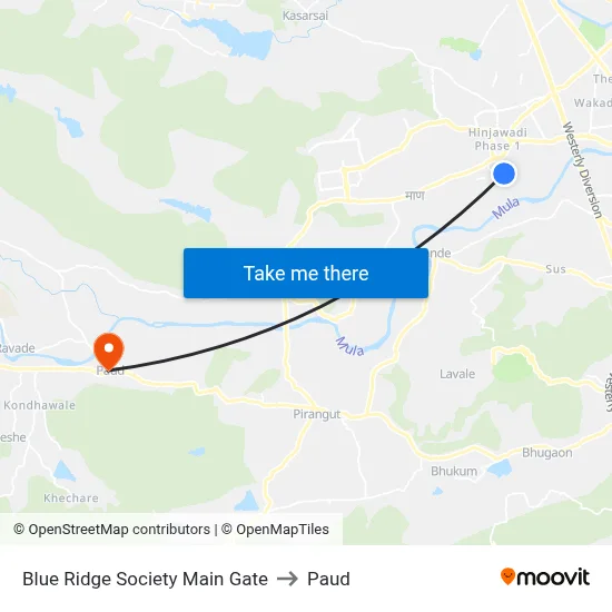 Blue Ridge Society Main Gate to Paud map