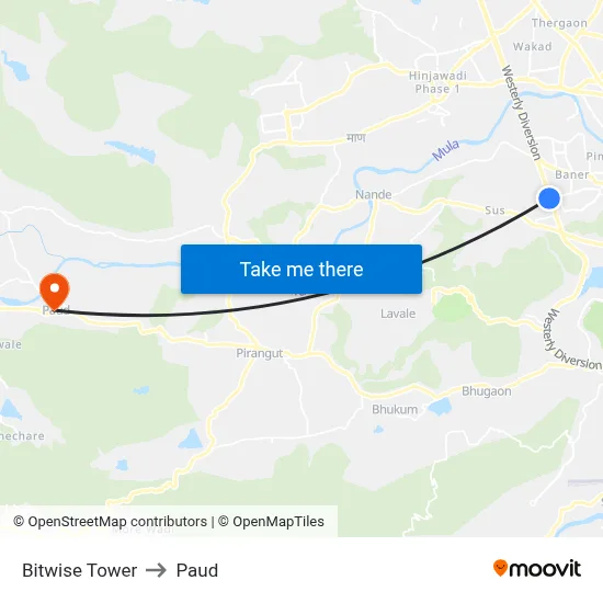 Bitwise Tower to Paud map