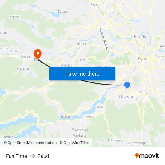 Fun Time to Paud map