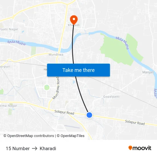 15 Number to Kharadi map