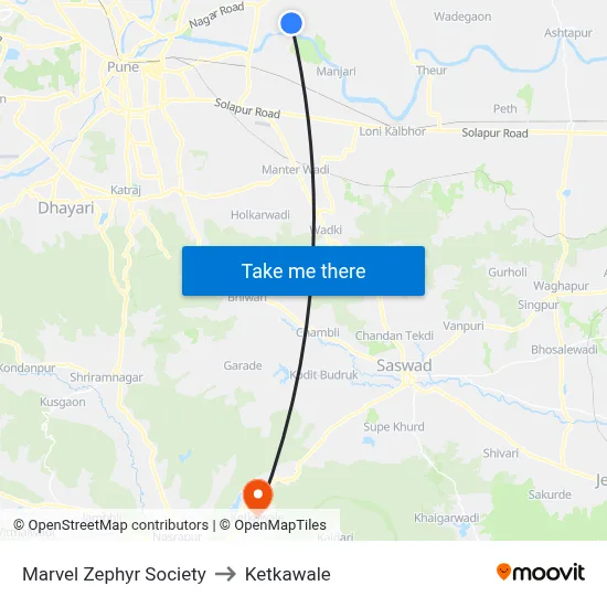Marvel Zephyr Society to Ketkawale map