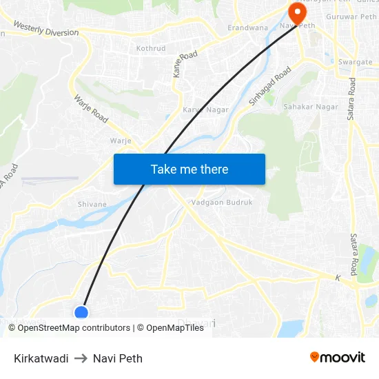 Kirkatwadi to Navi Peth map