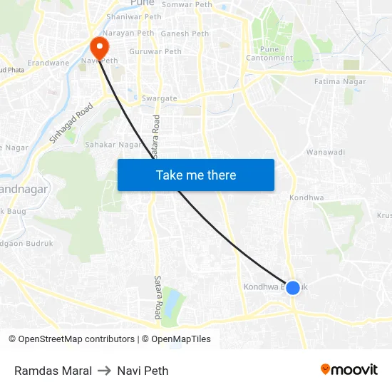 Ramdas Maral to Navi Peth map