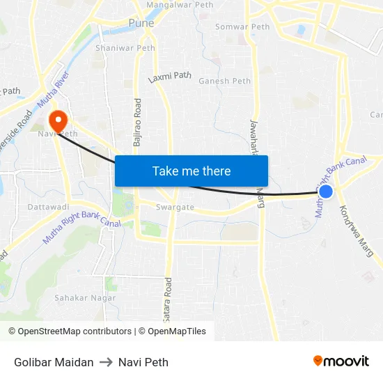 Golibar Maidan to Navi Peth map