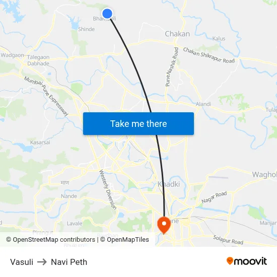 Vasuli to Navi Peth map