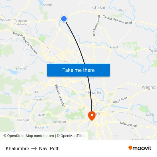 Khalumbre to Navi Peth map