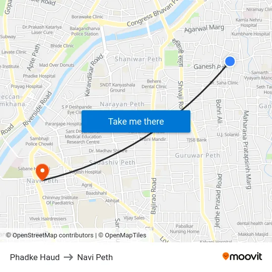 Phadke Haud to Navi Peth map