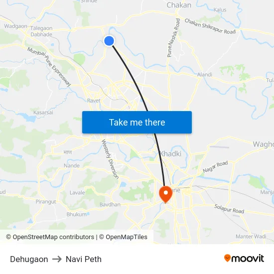 Dehugaon to Navi Peth map