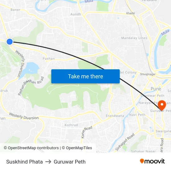 Suskhind Phata to Guruwar Peth map
