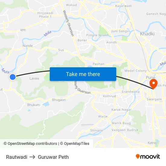 Rautwadi to Guruwar Peth map