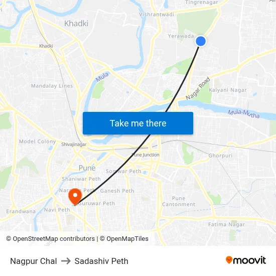 Nagpur Chal to Sadashiv Peth map