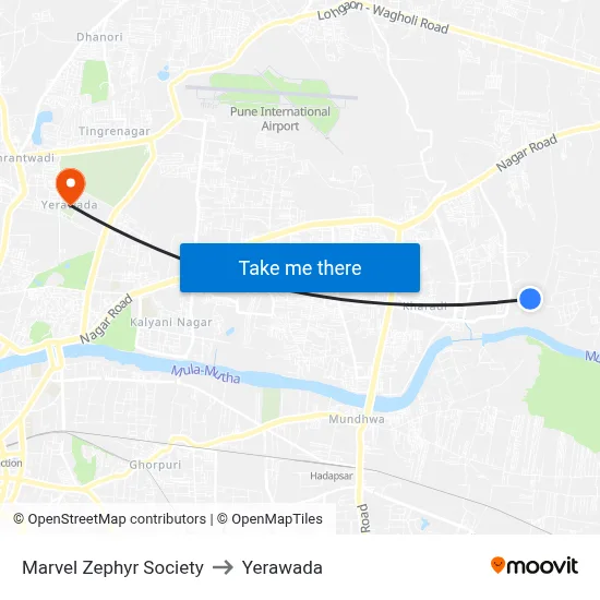 Marvel Zephyr Society to Yerawada map