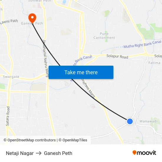 Netaji Nagar to Ganesh Peth map