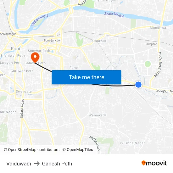 Vaiduwadi to Ganesh Peth map
