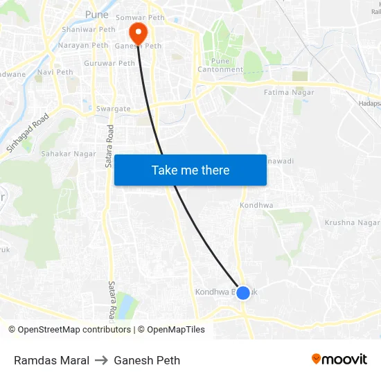 Ramdas Maral to Ganesh Peth map
