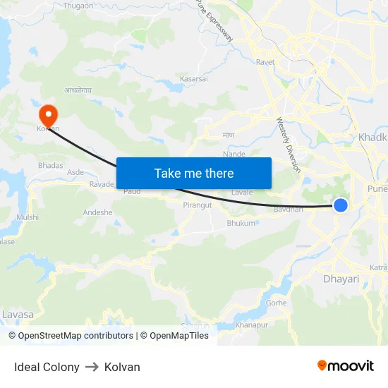 Ideal Colony to Kolvan map