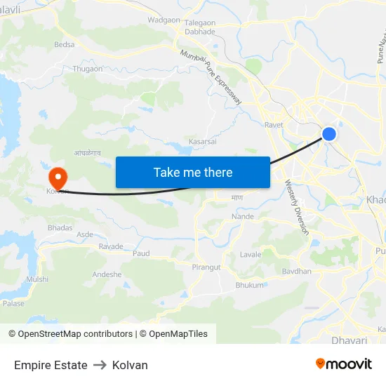 Empire Estate to Kolvan map