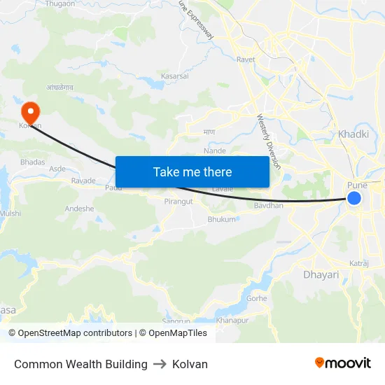 Common Wealth Building to Kolvan map