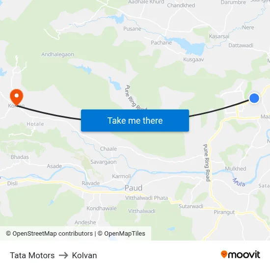 Tata Motors to Kolvan map