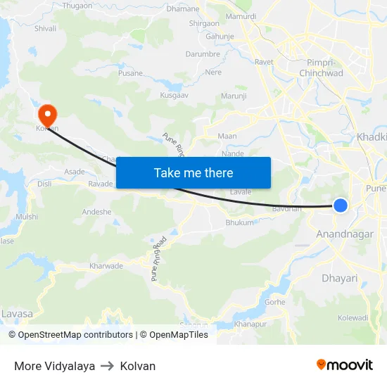 More Vidyalaya to Kolvan map