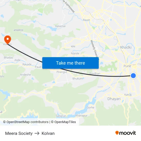 Meera Society to Kolvan map