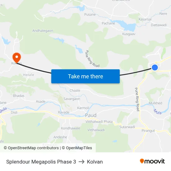 Splendour Megapolis Phase 3 to Kolvan map
